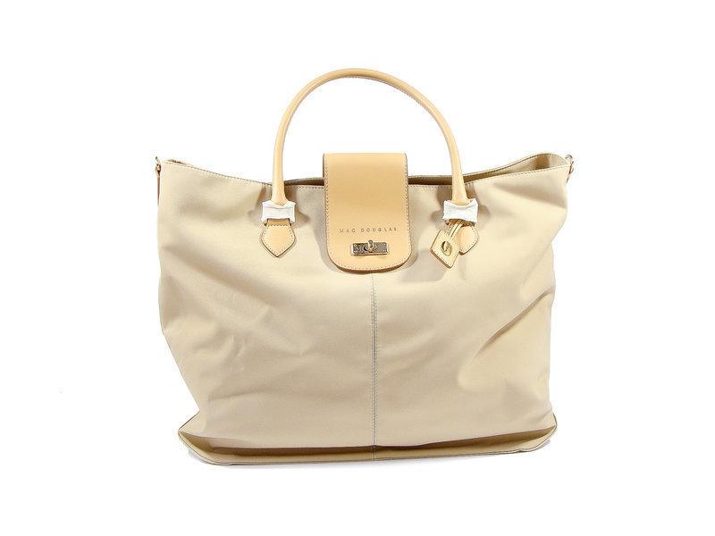 Sac De Voyage En Toile Beige Mac Douglas Lot N98 Bijoux Montres