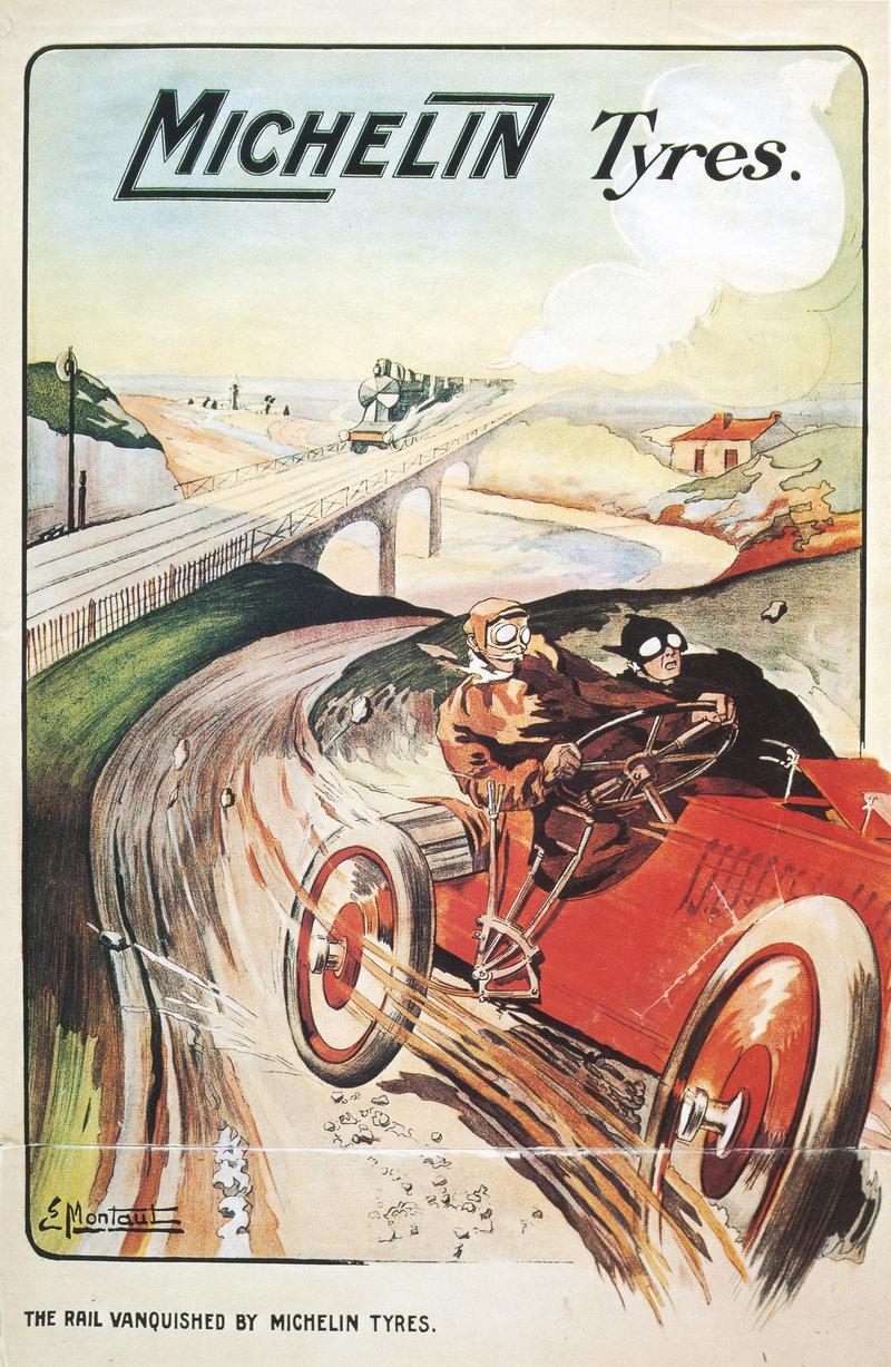 Affiche Publicitaire Michelin Vintage - Reproduction Neuve