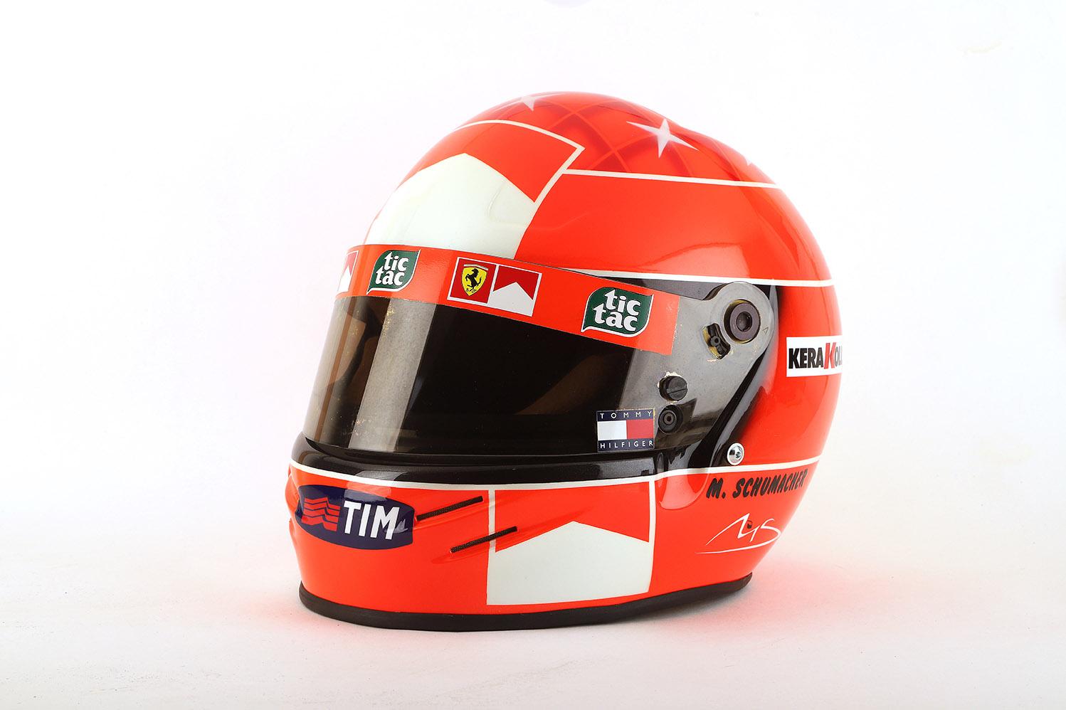 Michael Schumacher - Ferrari - 2000 (Lot n°49) - F1 HELMETS ONLY - UNE